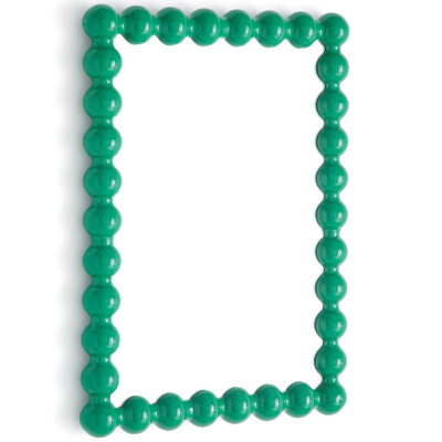 Настенное зеркало в зеленой раме Nya Green Mirror