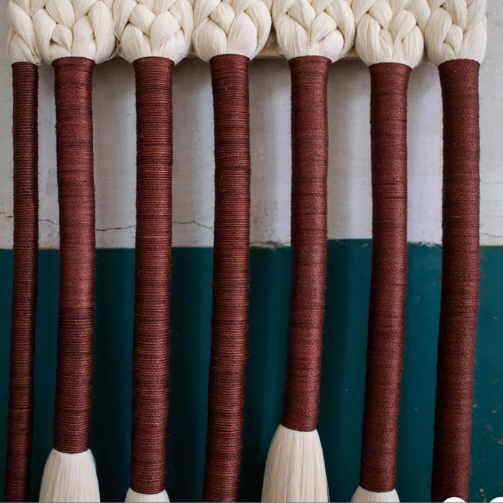 Настенное украшение из хлопковых нитей Volcan Wall Hanging