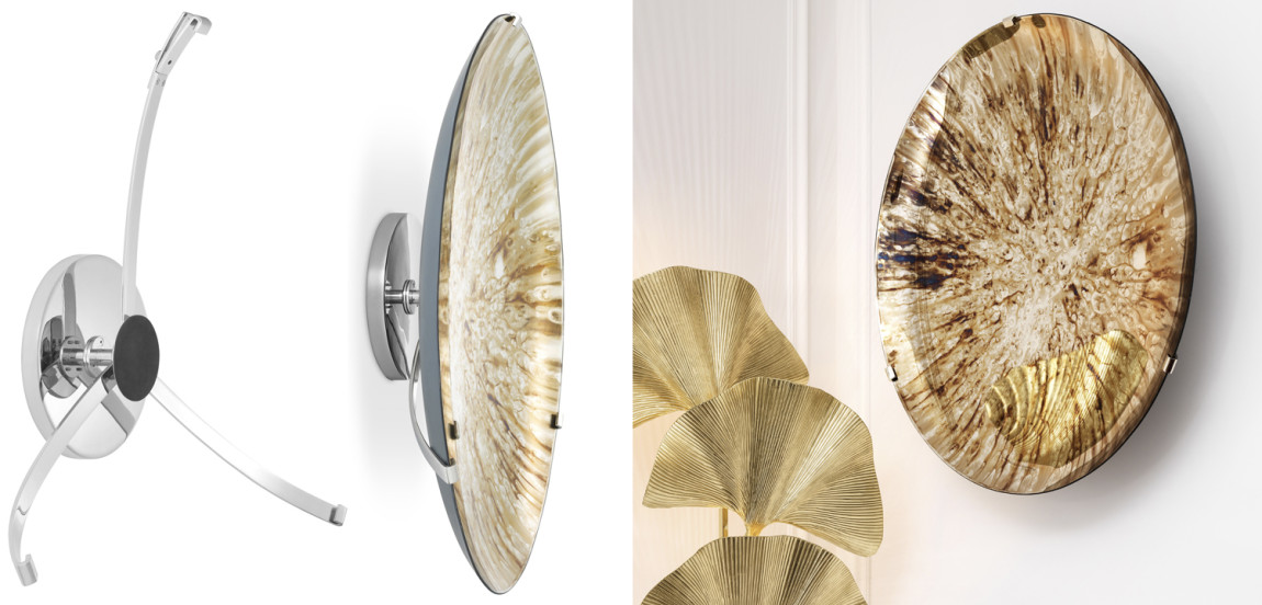 Настенный декор Eichholtz Wall Object Laguna S antique gold