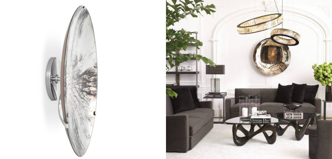 Настенный декор Eichholtz Wall Object Laguna S white