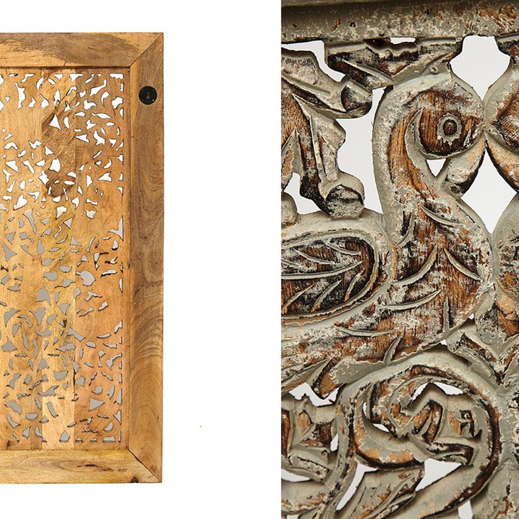 Настенный декор Wall Decor Mango Wood Carved