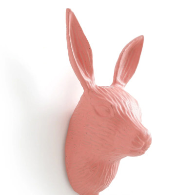 Настенный крючок в виде зайца Hare Wall Hook Pink