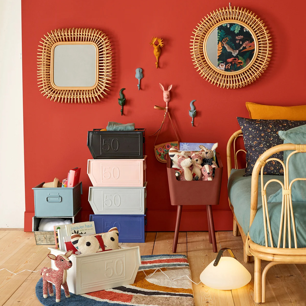 Настенный крючок голова оленя Deer Wall Hook Mustard