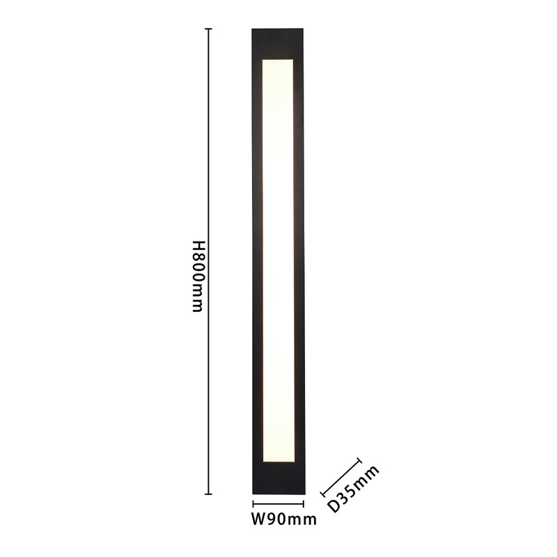 Настенный светильник Black Frame 80 см