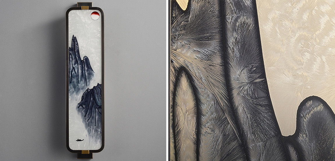 Настенный светильник Mountains Oriental Scenes Wall Lamp