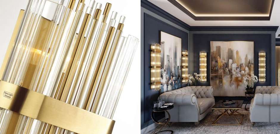 Настенный светильник Nembus Высота 81 см