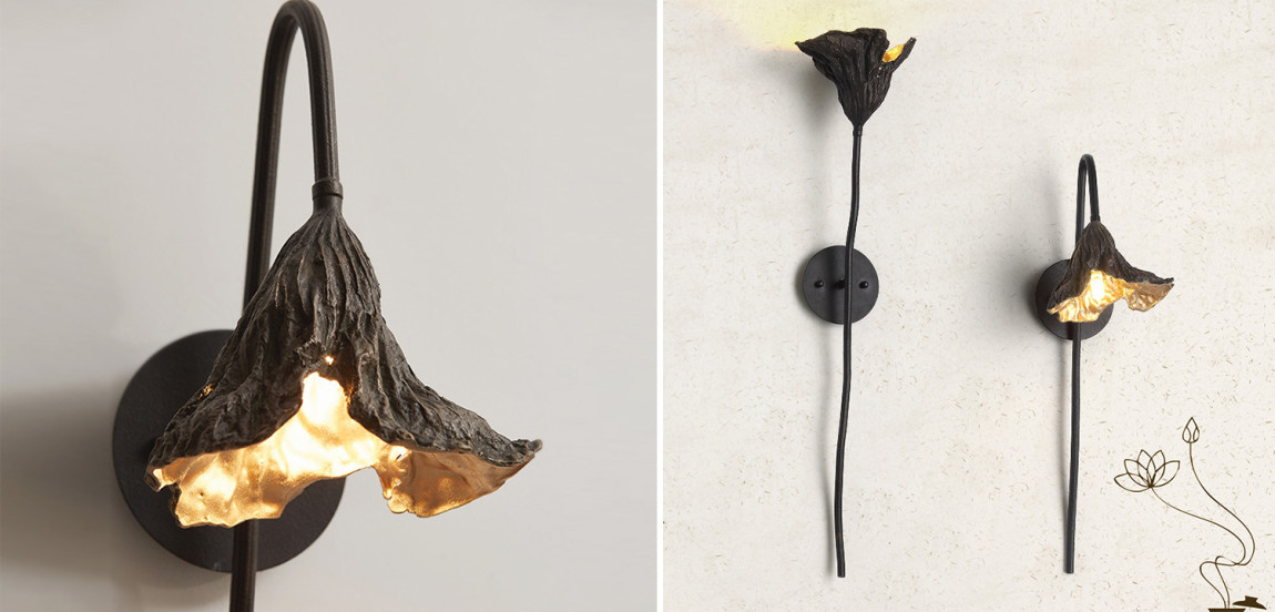 Настенный светильник Увядший Лотос Withering Lotus Lamp I