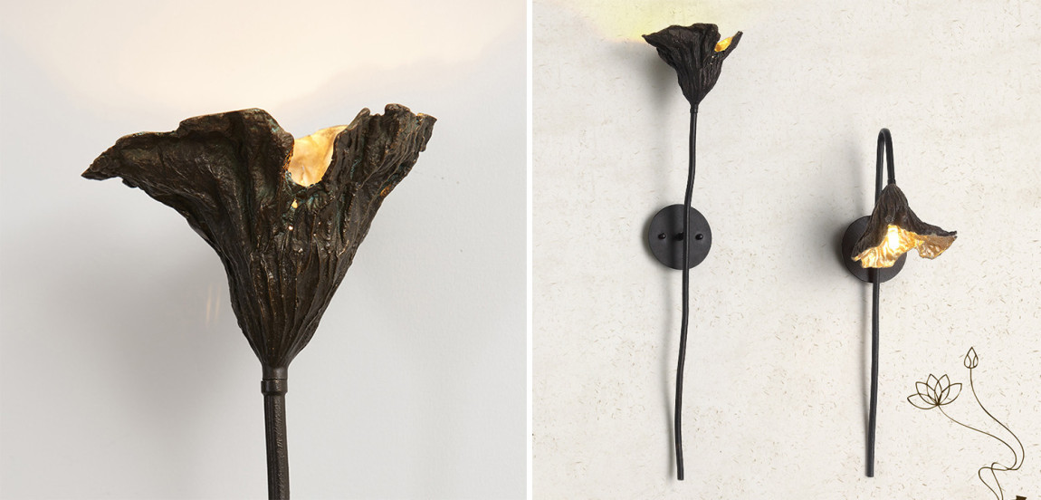 Настенный светильник Увядший Лотос Withering Lotus Lamp II