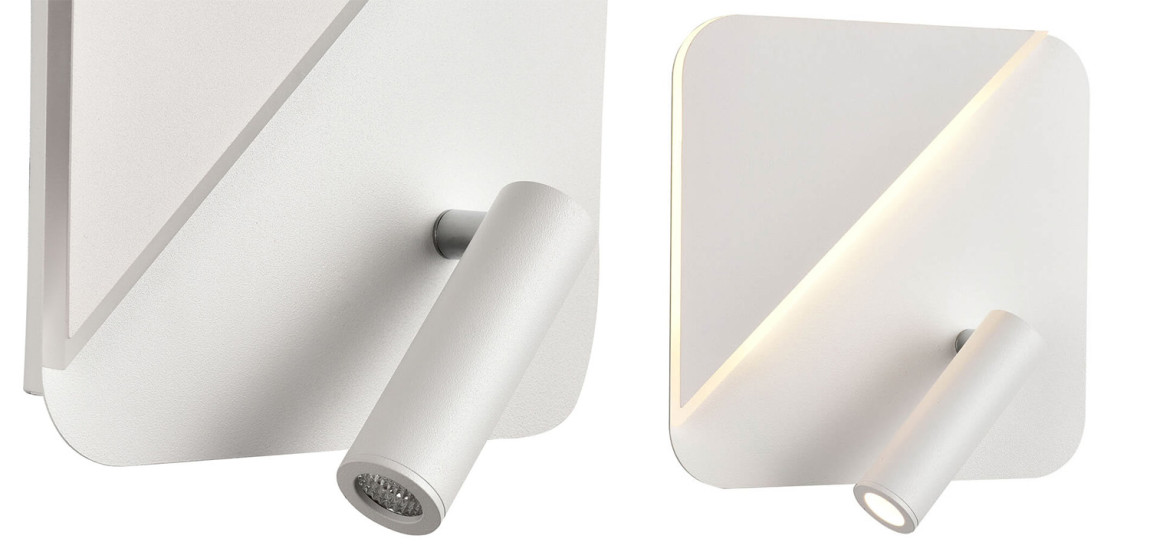 Настенный спот Tod White Square Spot