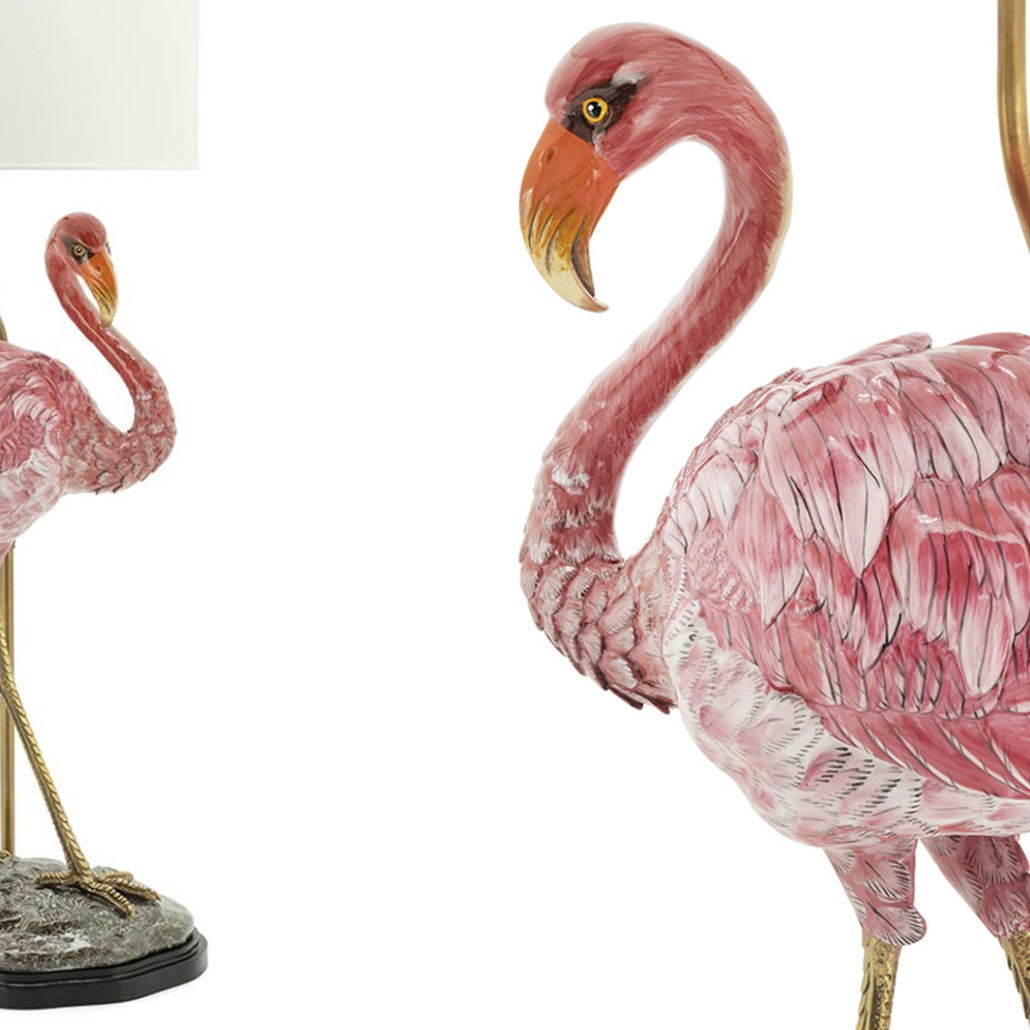 Настольная лампа ABHIKA LAMPTABLE FLAMINGO