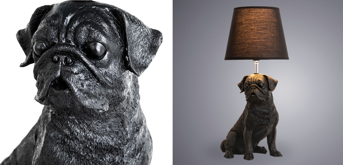 Настольная лампа Black Bulldog Table Lamp