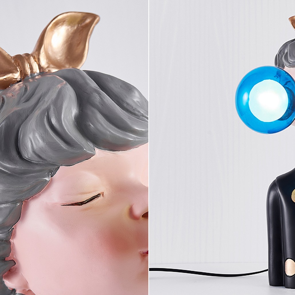 Настольная лампа Bubble Gum Table Lamp blue