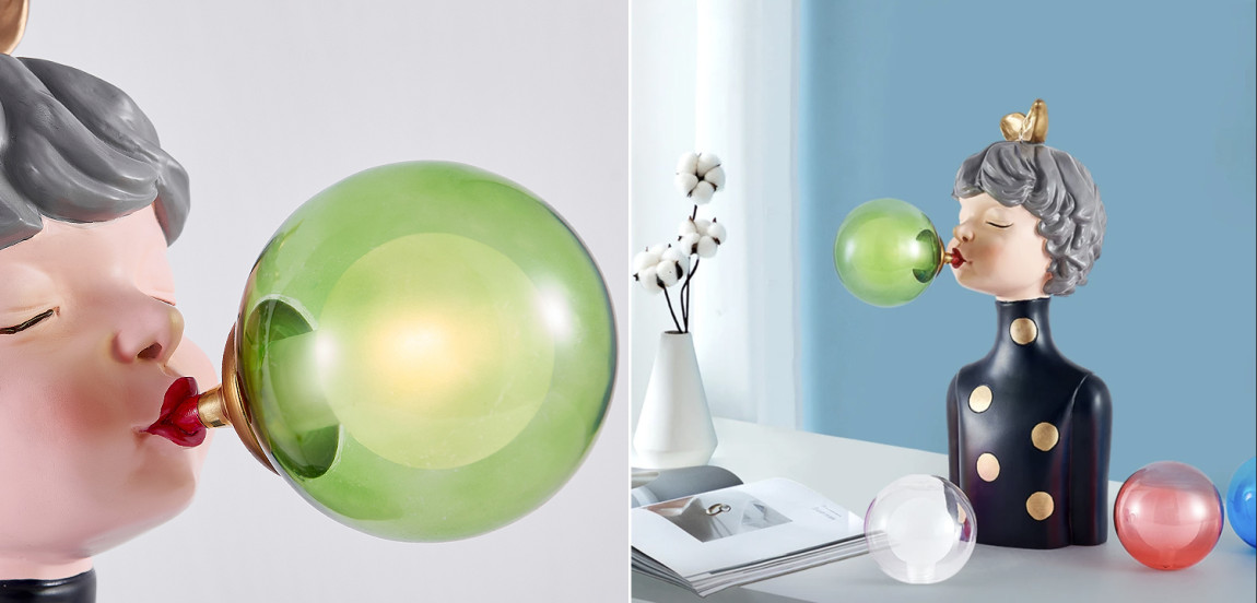 Настольная лампа Bubble Gum Table Lamp green