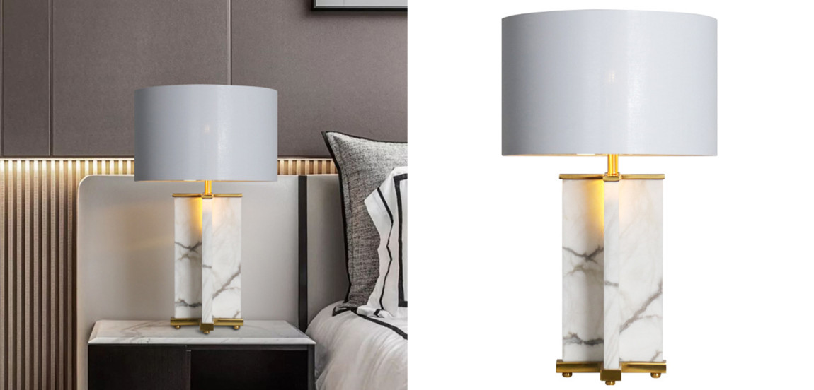 Настольная лампа Cecily Marble Table Lamp