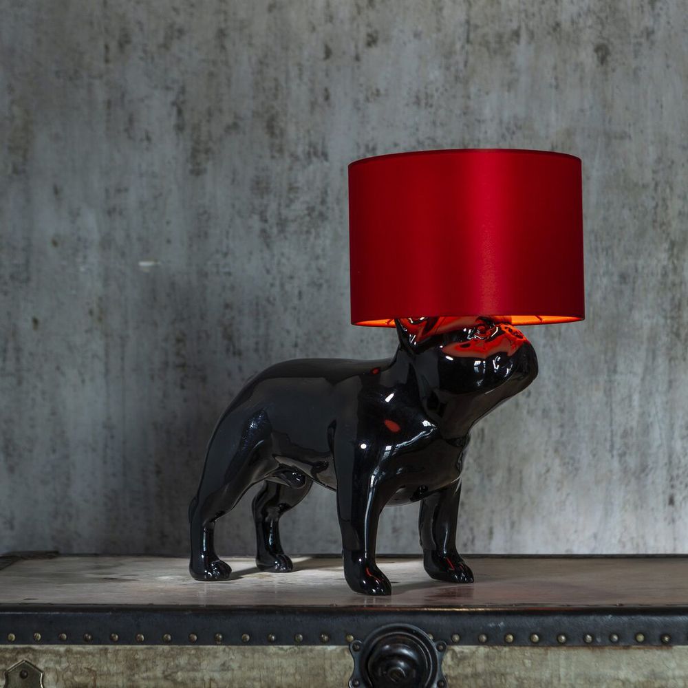 Настольная лампа COLLECTION OF DOGS с абажуром Бульдог