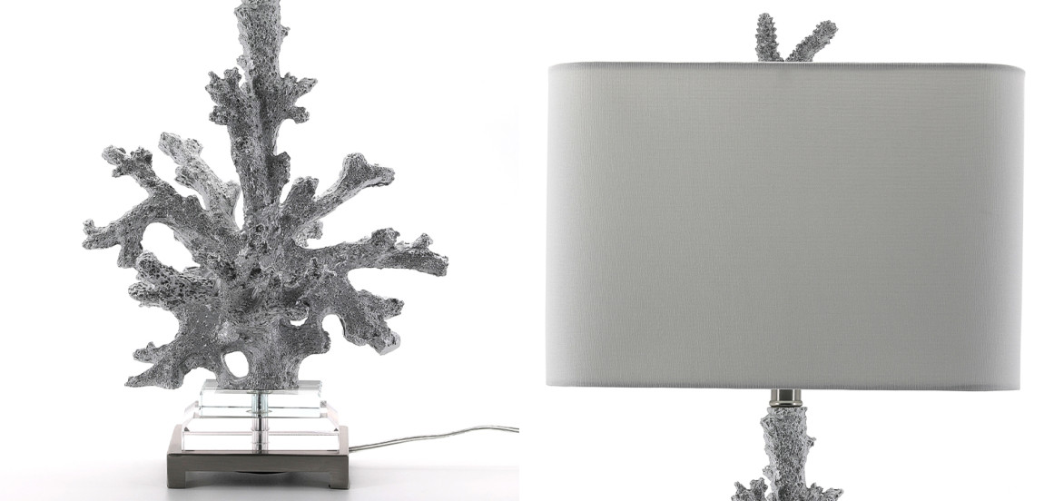 Настольная лампа Coral Grey Table Lamp