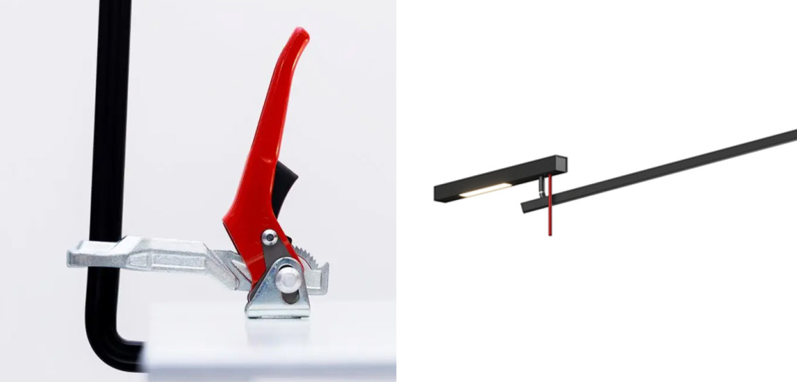 Настольная лампа DAVIDE GROPPI Morsetto 190 704