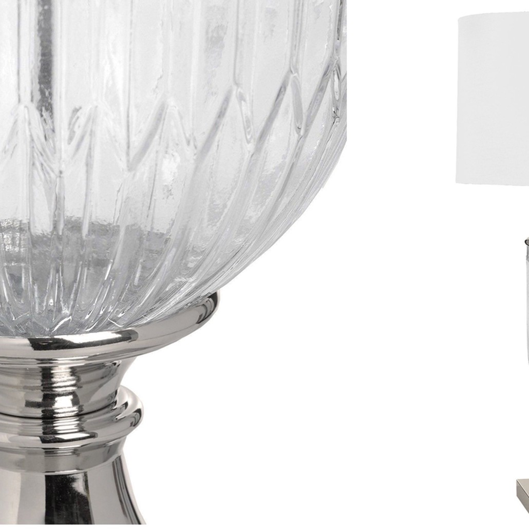 Настольная лампа Eduarda Glass Bowl Table lamp