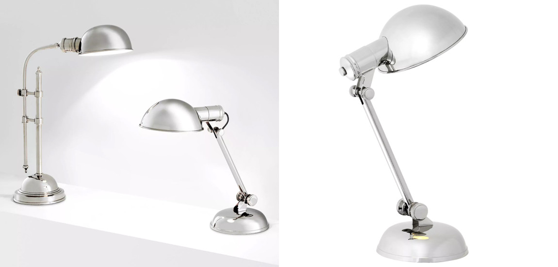 Настольная лампа Eichholtz Desk Lamp Navy