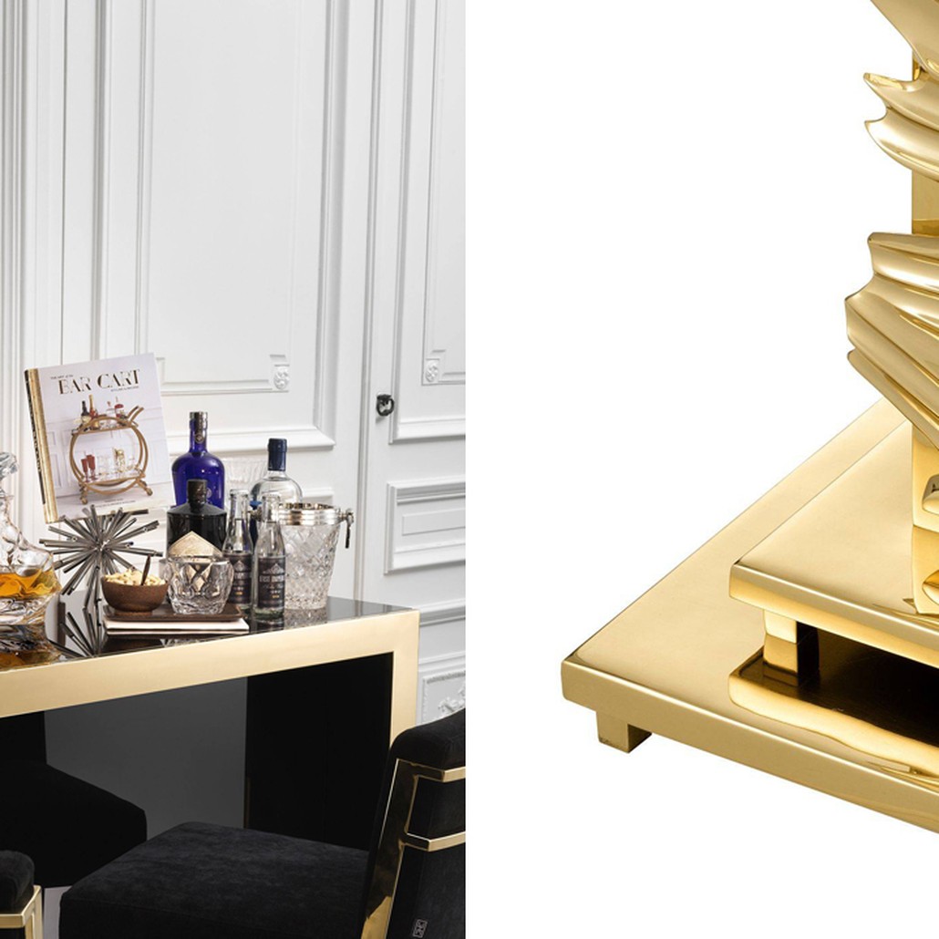Настольная лампа Eichholtz Table Lamp Abruzzo brass