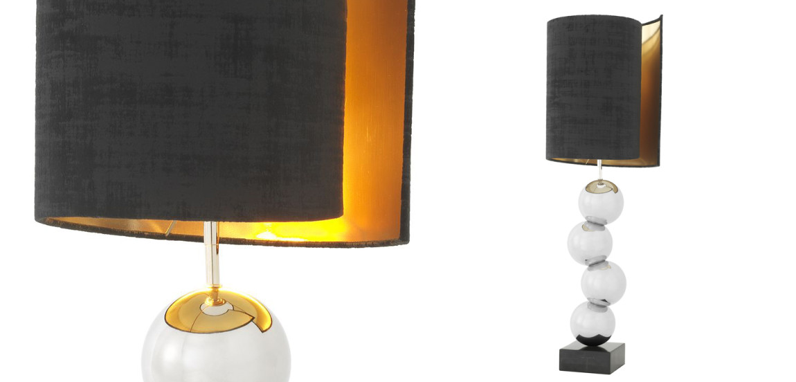 Настольная лампа Eichholtz Table Lamp Aerion Nickel