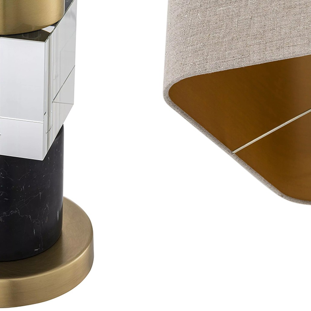 Настольная лампа Eichholtz Table Lamp Black Marble