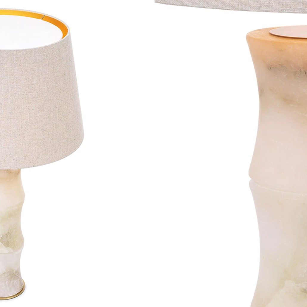 Настольная лампа Eichholtz Table Lamp Bonny Alabaster
