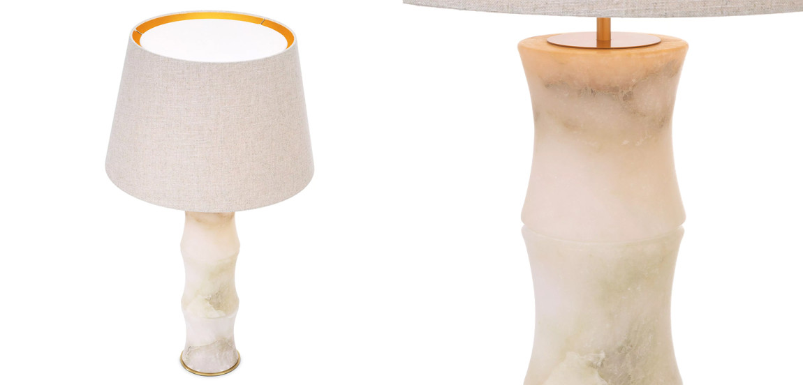 Настольная лампа Eichholtz Table Lamp Bonny Alabaster