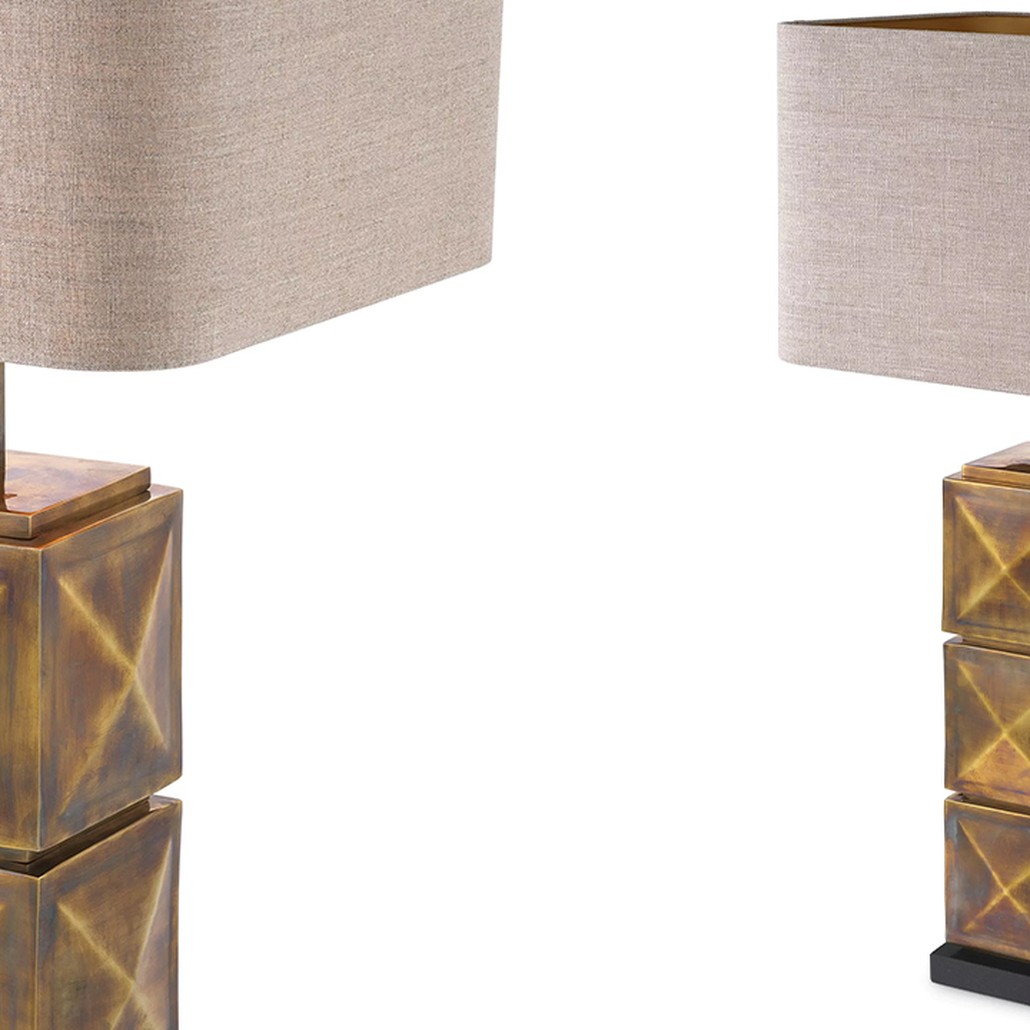 Настольная лампа Eichholtz Table Lamp Carlo Brass