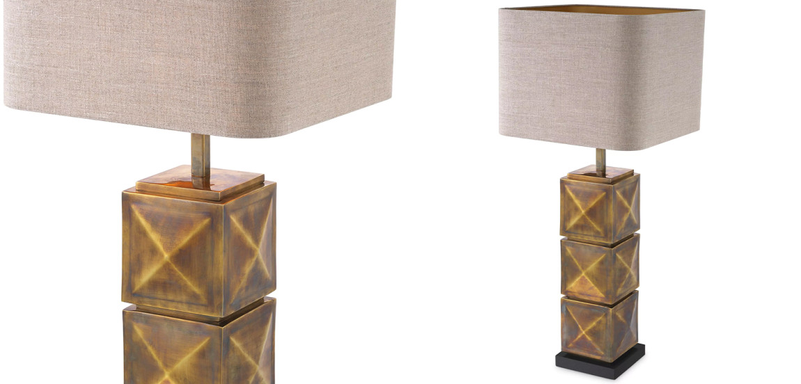 Настольная лампа Eichholtz Table Lamp Carlo Brass