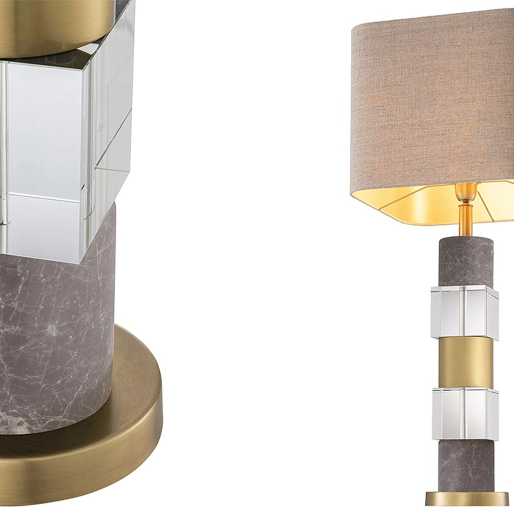 Настольная лампа Eichholtz Table Lamp Cullingham Grey Marble