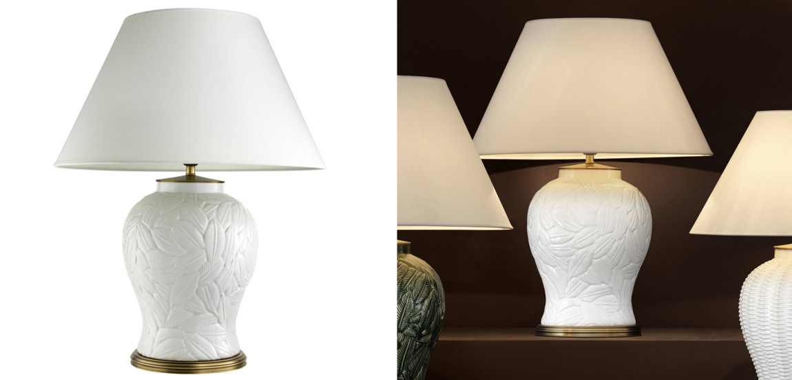 Настольная лампа Eichholtz Table Lamp Cyprus White