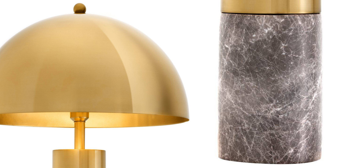 Настольная лампа Lorenza Table Lamp brass