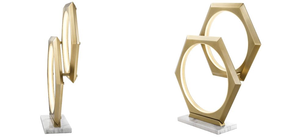 Настольная лампа Eichholtz Table Lamp Hexum