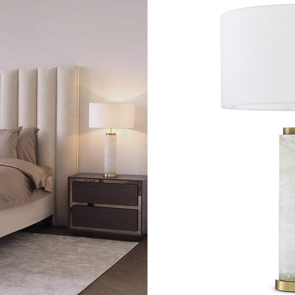 Настольная лампа Eichholtz Table Lamp Lxry Alabaster