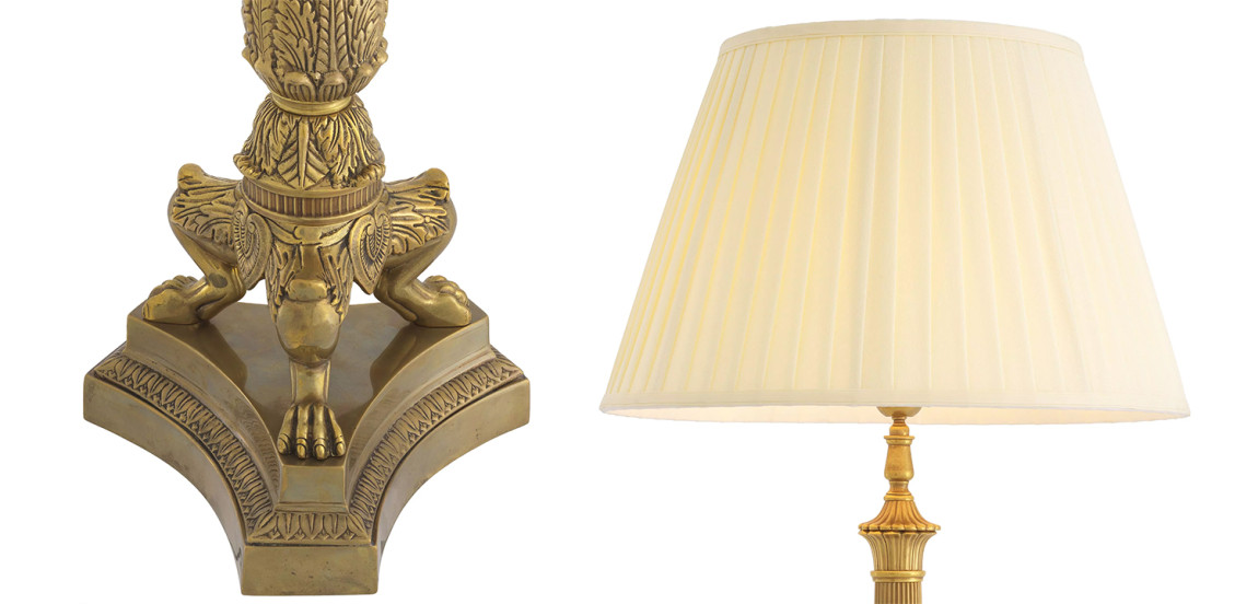 Настольная лампа Eichholtz Table Lamp Marchand Brass