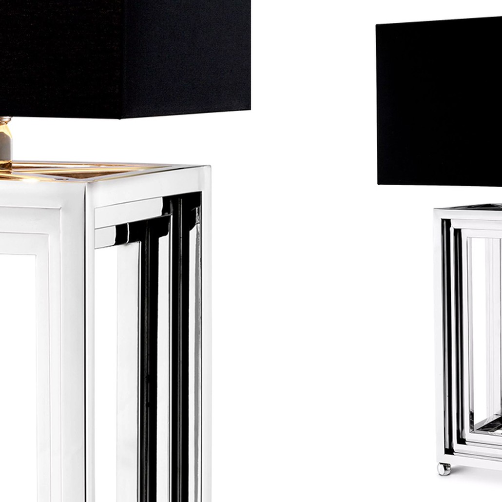 Настольная лампа Eichholtz Table Lamp Menaggio Nickel