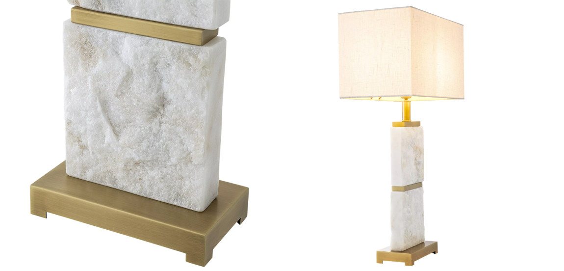 Настольная лампа Eichholtz Table Lamp Newton L Marble