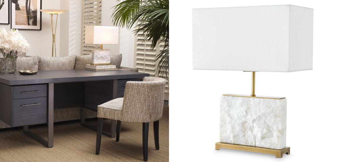 Настольная лампа Eichholtz Table Lamp Newton S Marble