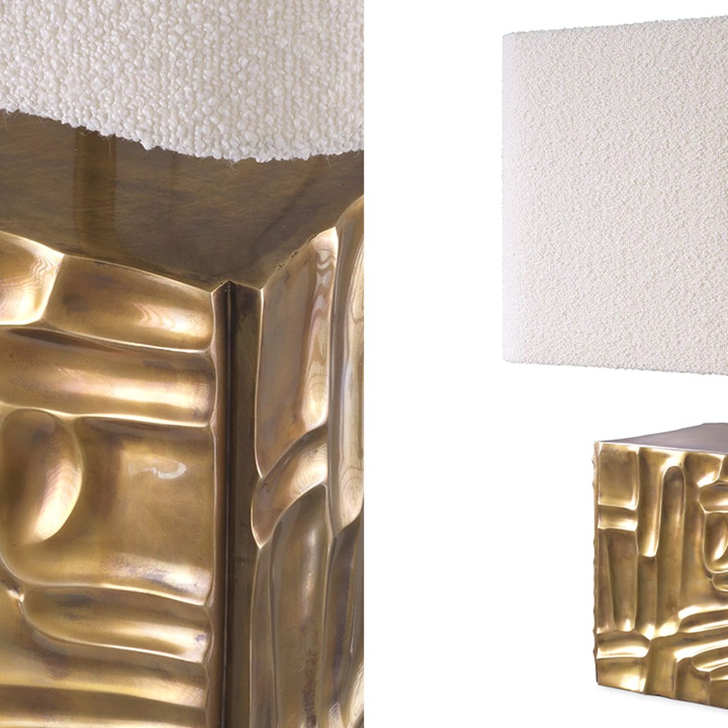 Настольная лампа Eichholtz Table Lamp Oregon Bouclé