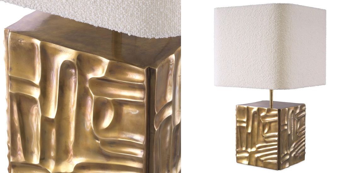 Настольная лампа Eichholtz Table Lamp Oregon Bouclé