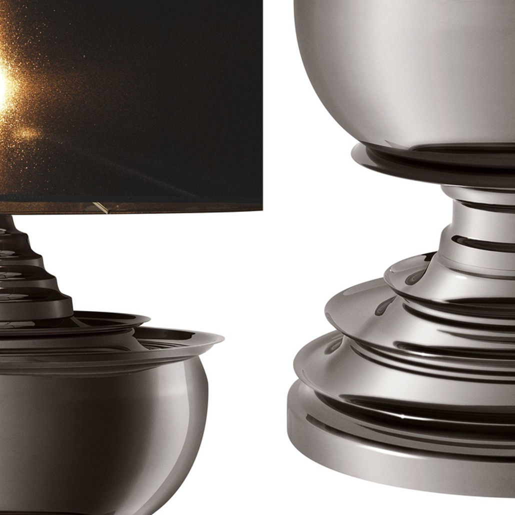 Настольная лампа Eichholtz Table Lamp Pagoda Black nickel