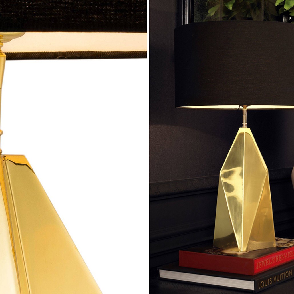 Настольная лампа Eichholtz Table Lamp Setai brass