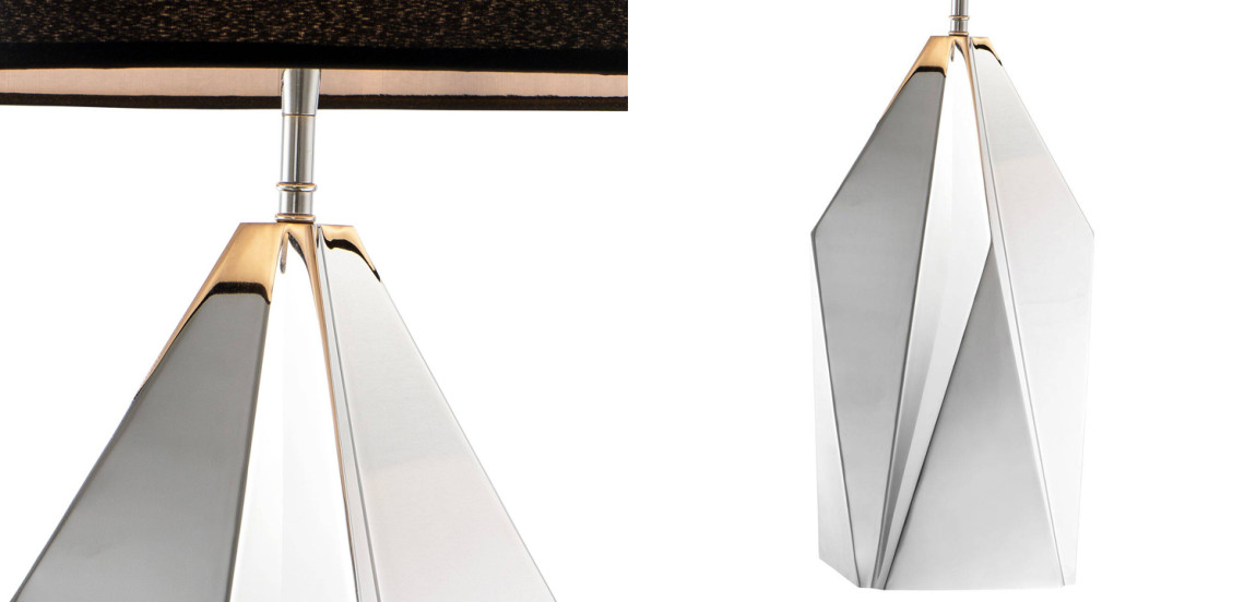 Настольная лампа Eichholtz Table Lamp Setai Nickel