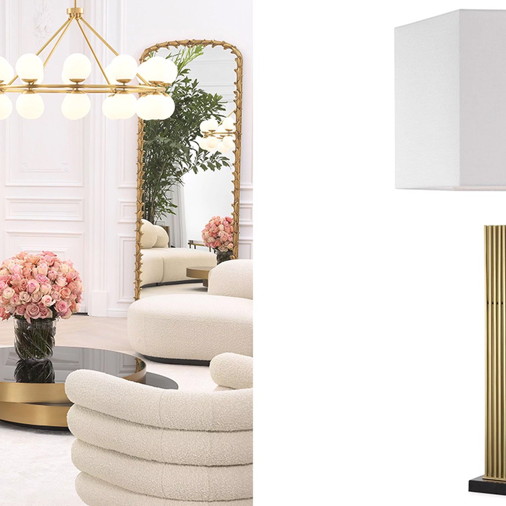 Настольная лампа Eichholtz Table Lamp Viggo Brass
