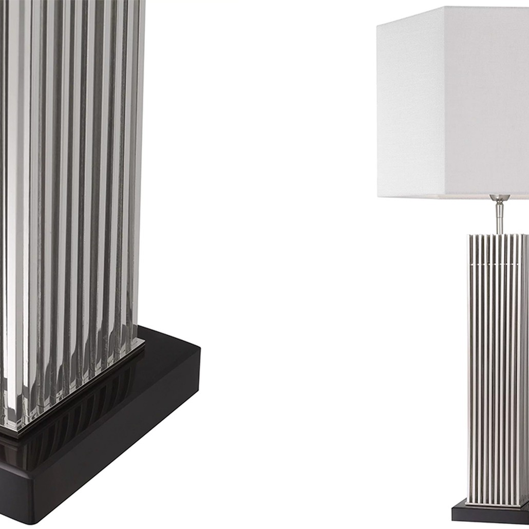 Настольная лампа Eichholtz Table Lamp Viggo Nickel