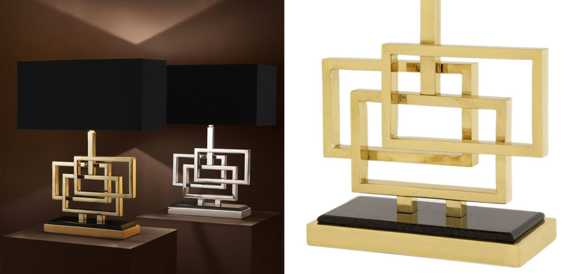 Настольная лампа Eichholtz Table Lamp Windolf Brass