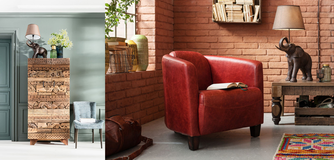 Настольная лампа Elephant Holding Lampshade