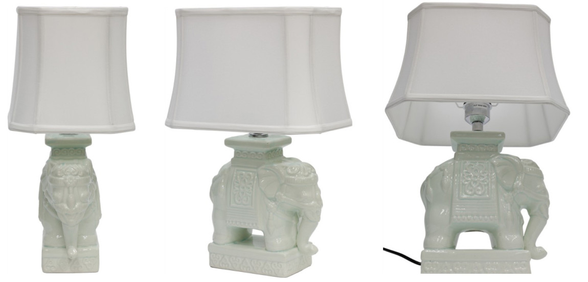 Настольная лампа Elephant white