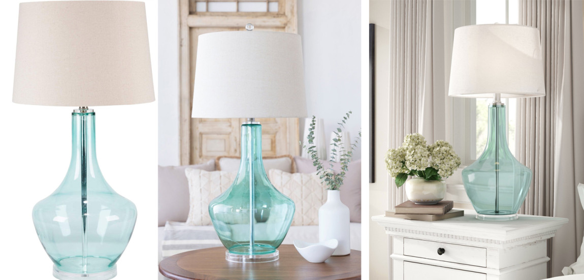 Настольная лампа Fantina Table lamp blue
